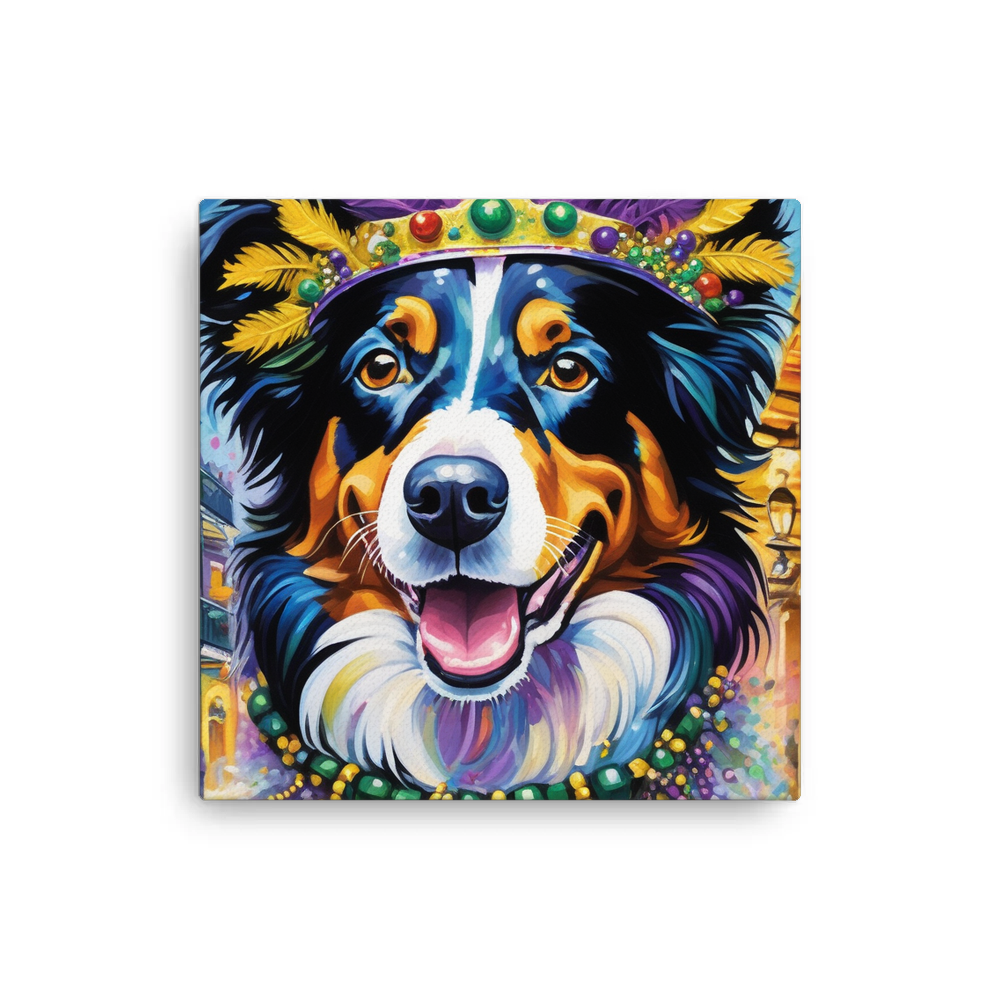 PugMug Custom Border Collie Canvas