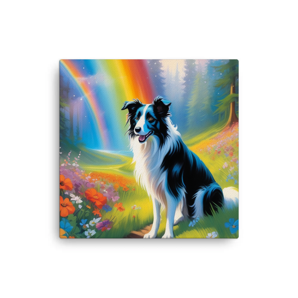 PugMug Custom Border Collie Canvas