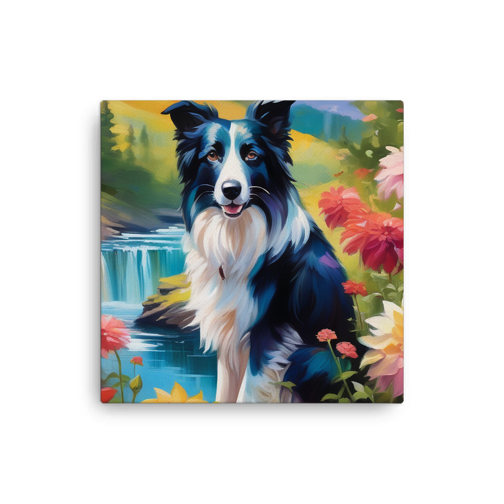 PugMug Custom Border Collie Canvas