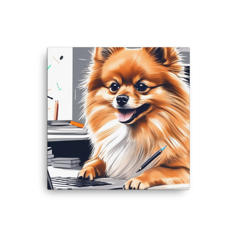 PugMug Custom Tan Pomeranian Canvas