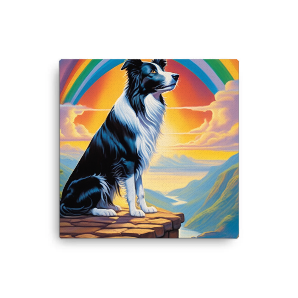PugMug Custom Border Collie Canvas
