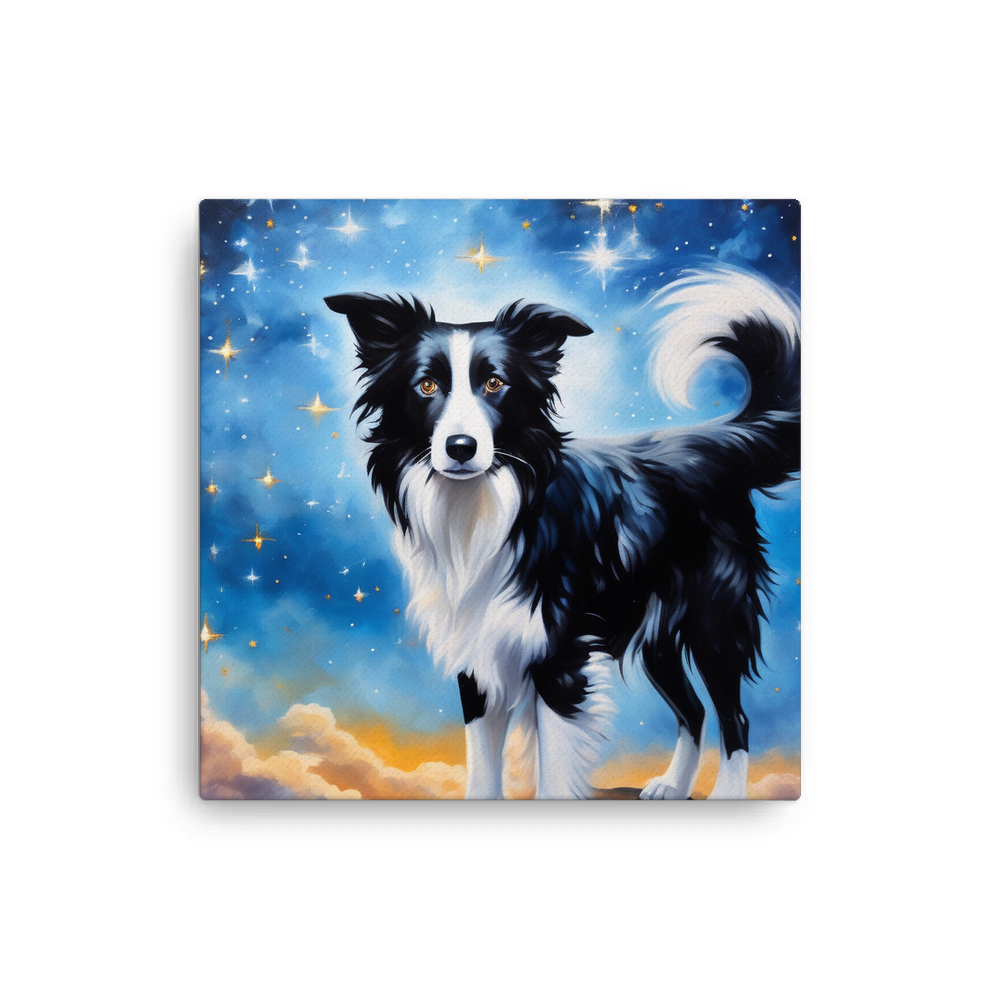 PugMug Custom Border Collie Canvas