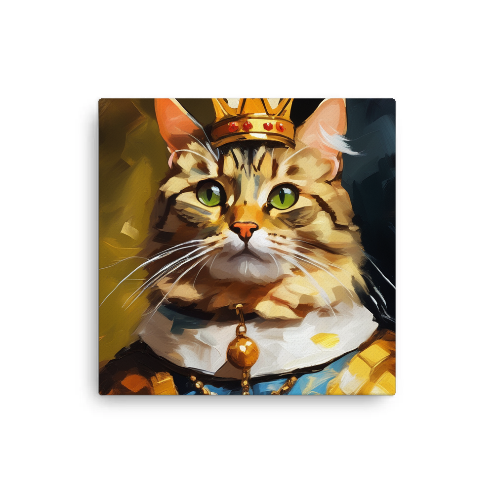 PugMug Custom Tabby Companion Cat Canvas