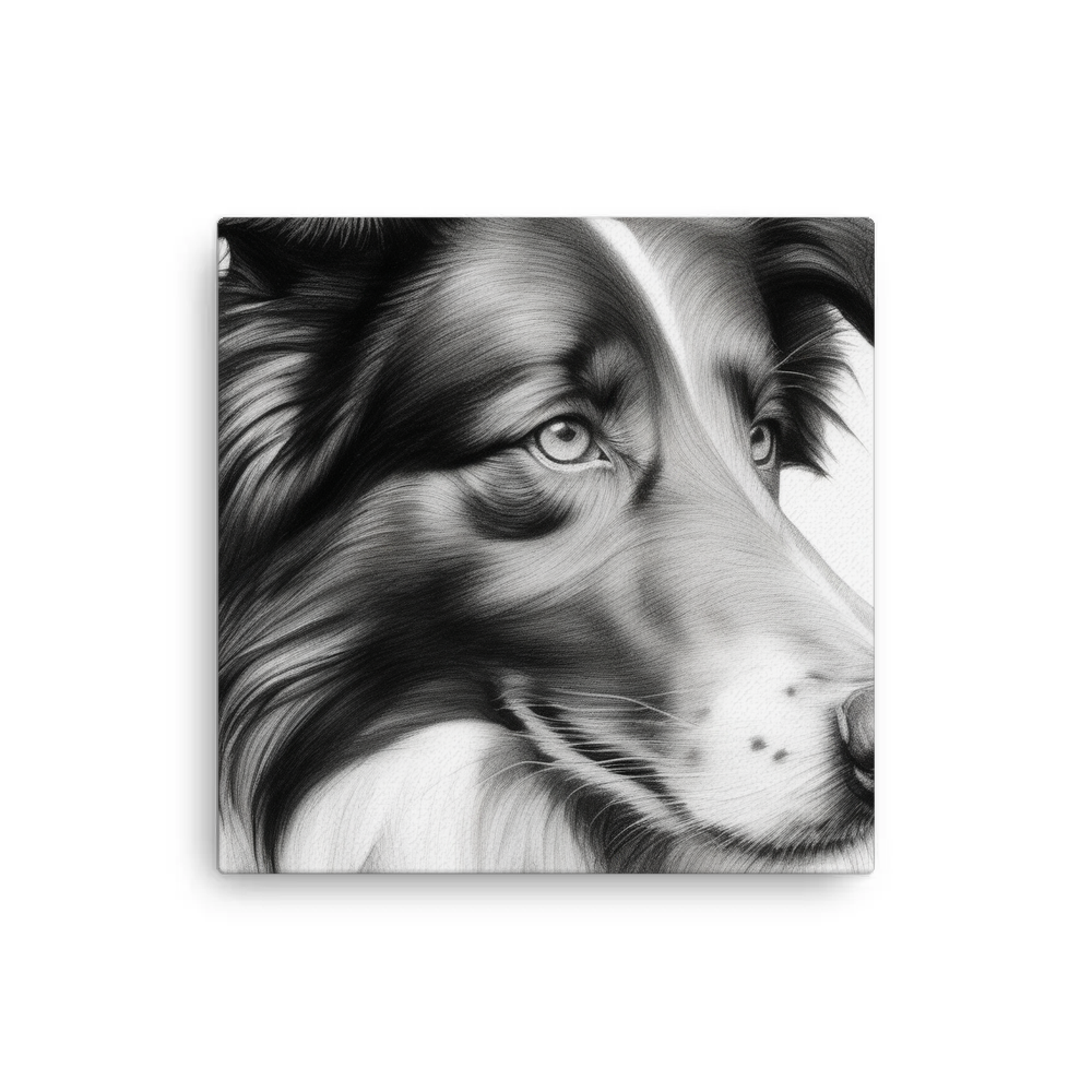 PugMug Custom Collie Canvas