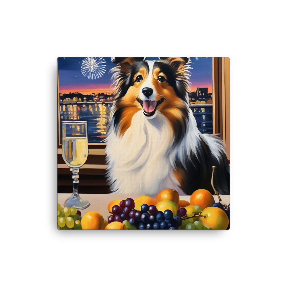 PugMug Custom Shetland Sheepdog Canvas