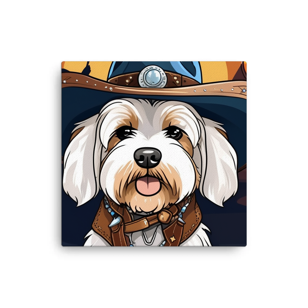 PugMug Custom White Havanese Dog Canvas