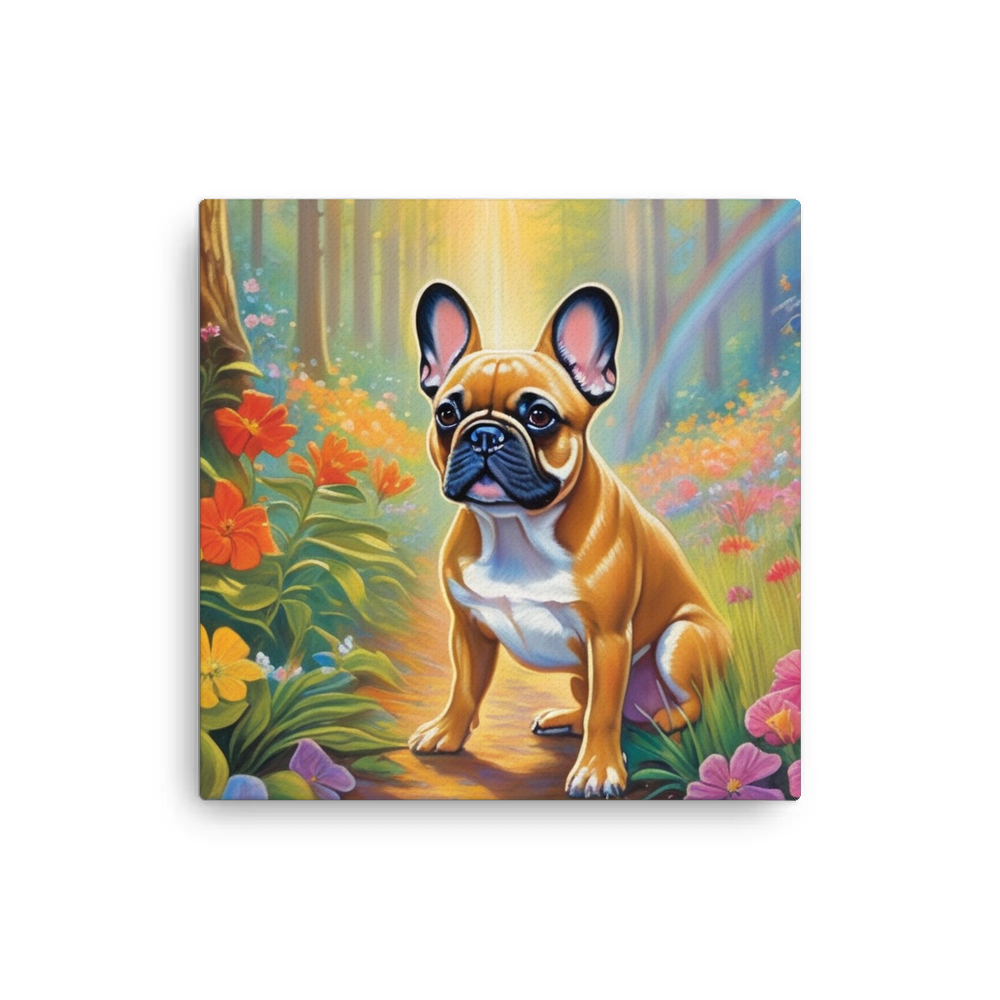 PugMug Custom Tan French Bulldog Canvas