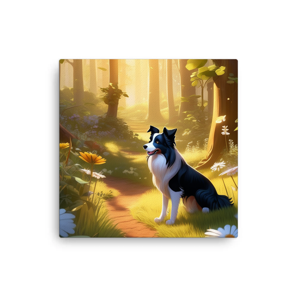 PugMug Custom Border Collie Canvas