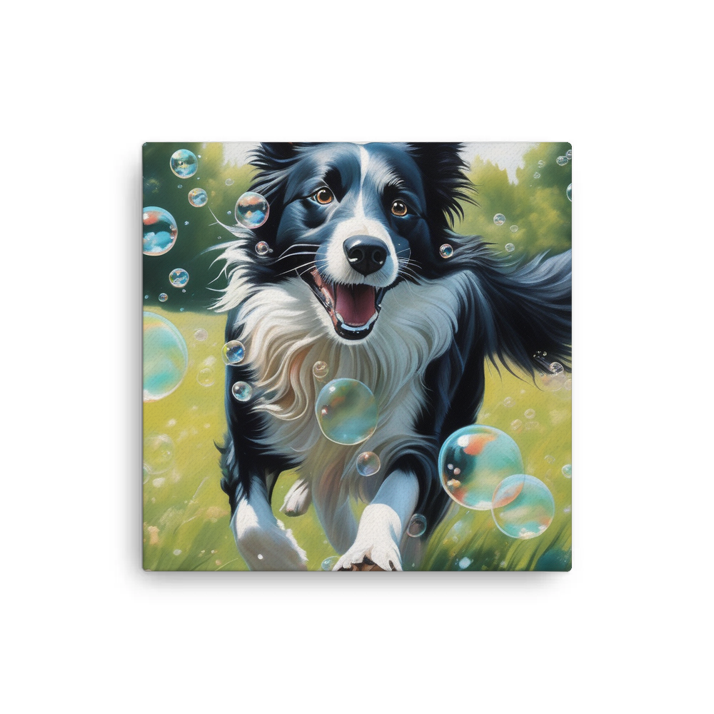 PugMug Custom Border Collie Canvas