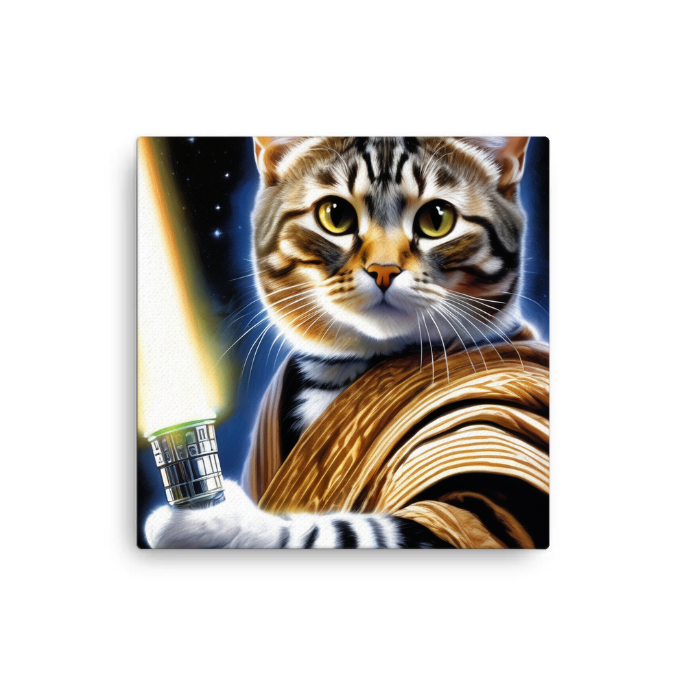 PugMug Custom Tabby American Shorthair Cat Canvas