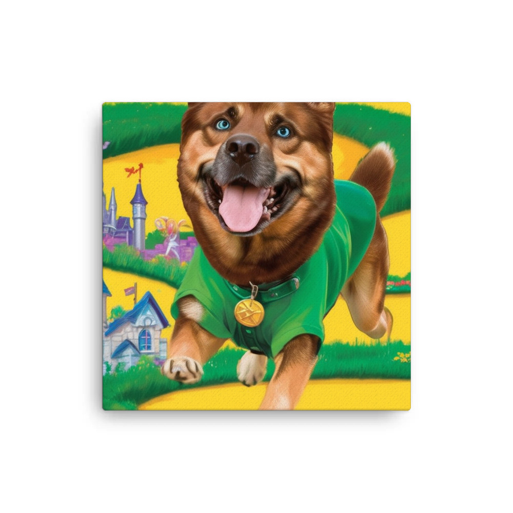 PugMug Custom Blue Canvas