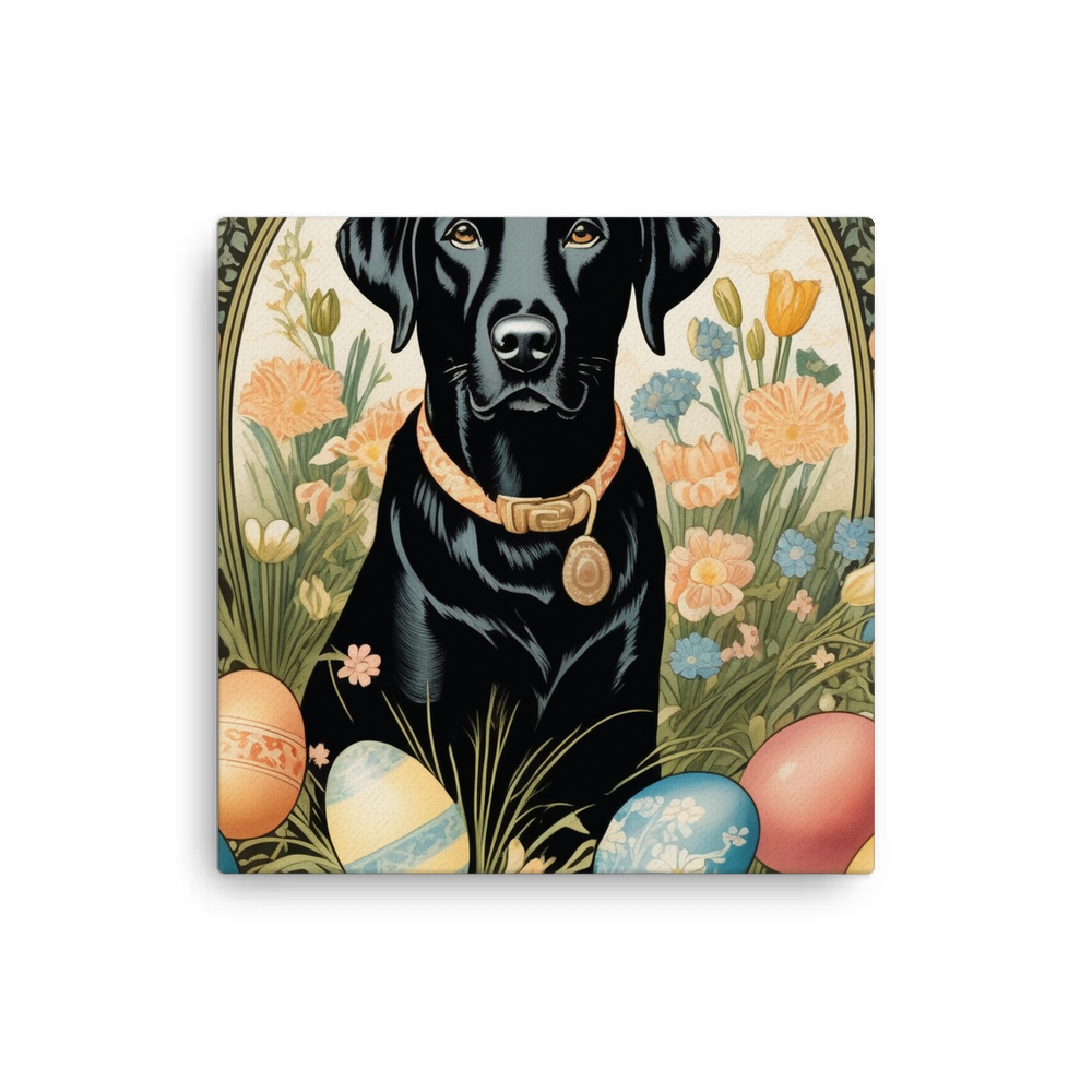 PugMug Custom Black Labrador Retriever Canvas