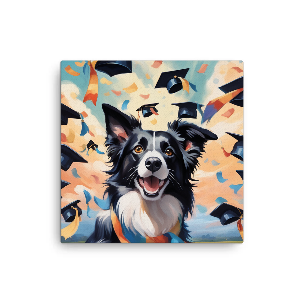 PugMug Custom Border Collie Canvas