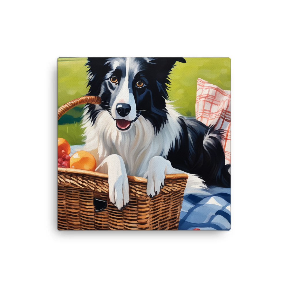 PugMug Custom Border Collie Canvas