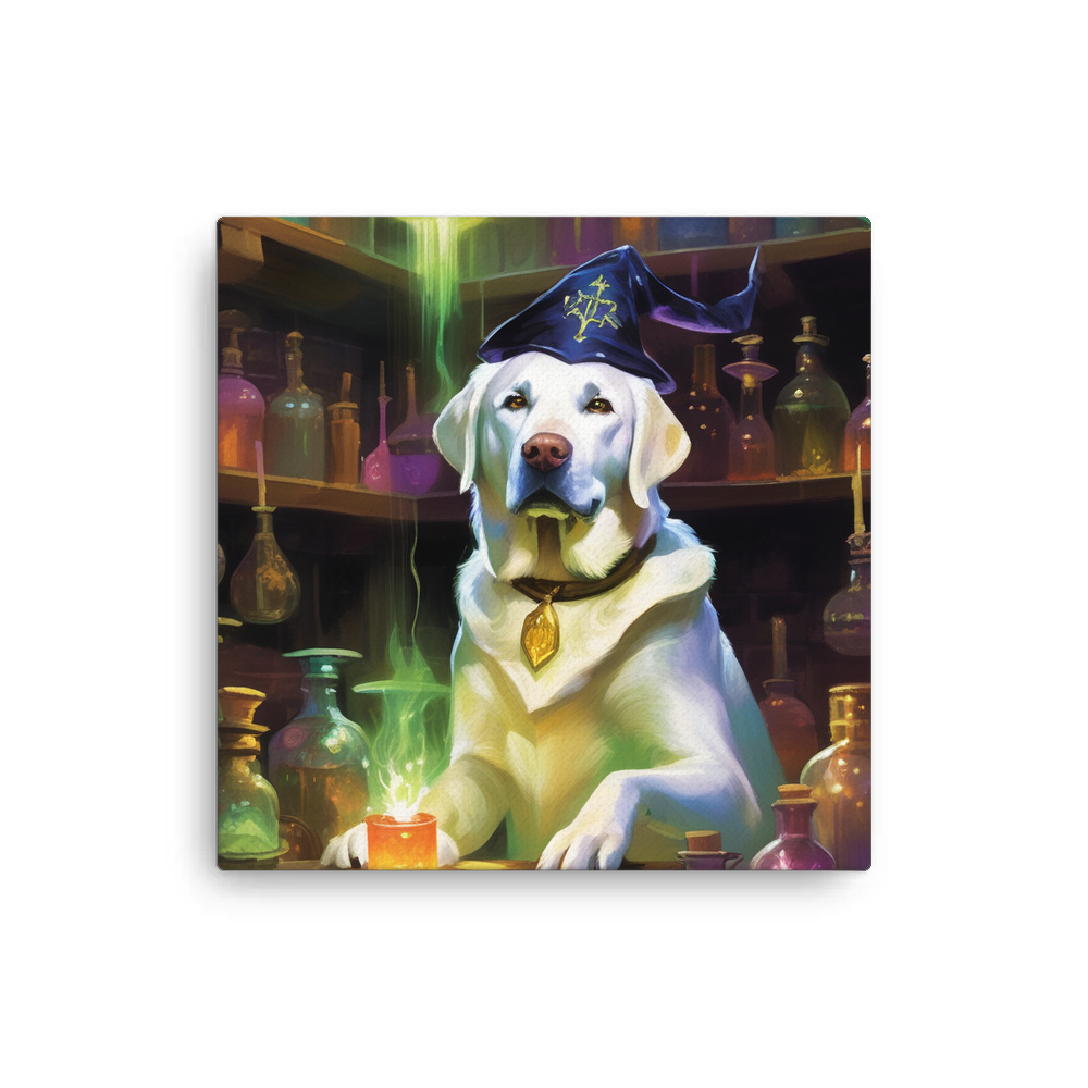 PugMug Custom White Labrador Retriever Canvas