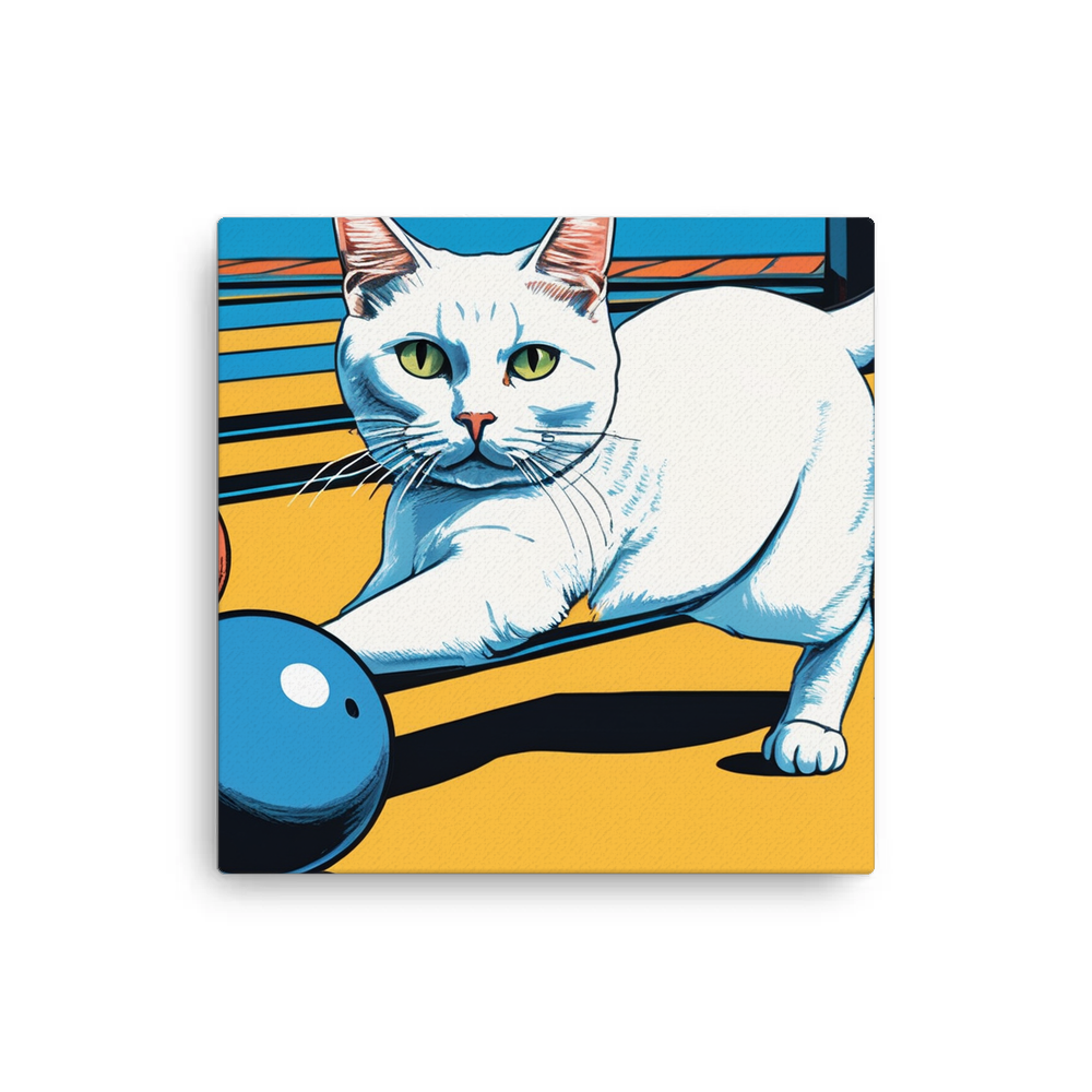 PugMug Custom White Companion Cat Canvas