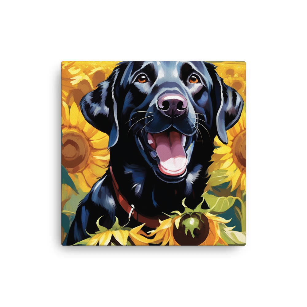 PugMug Custom Black Labrador Retriever Canvas