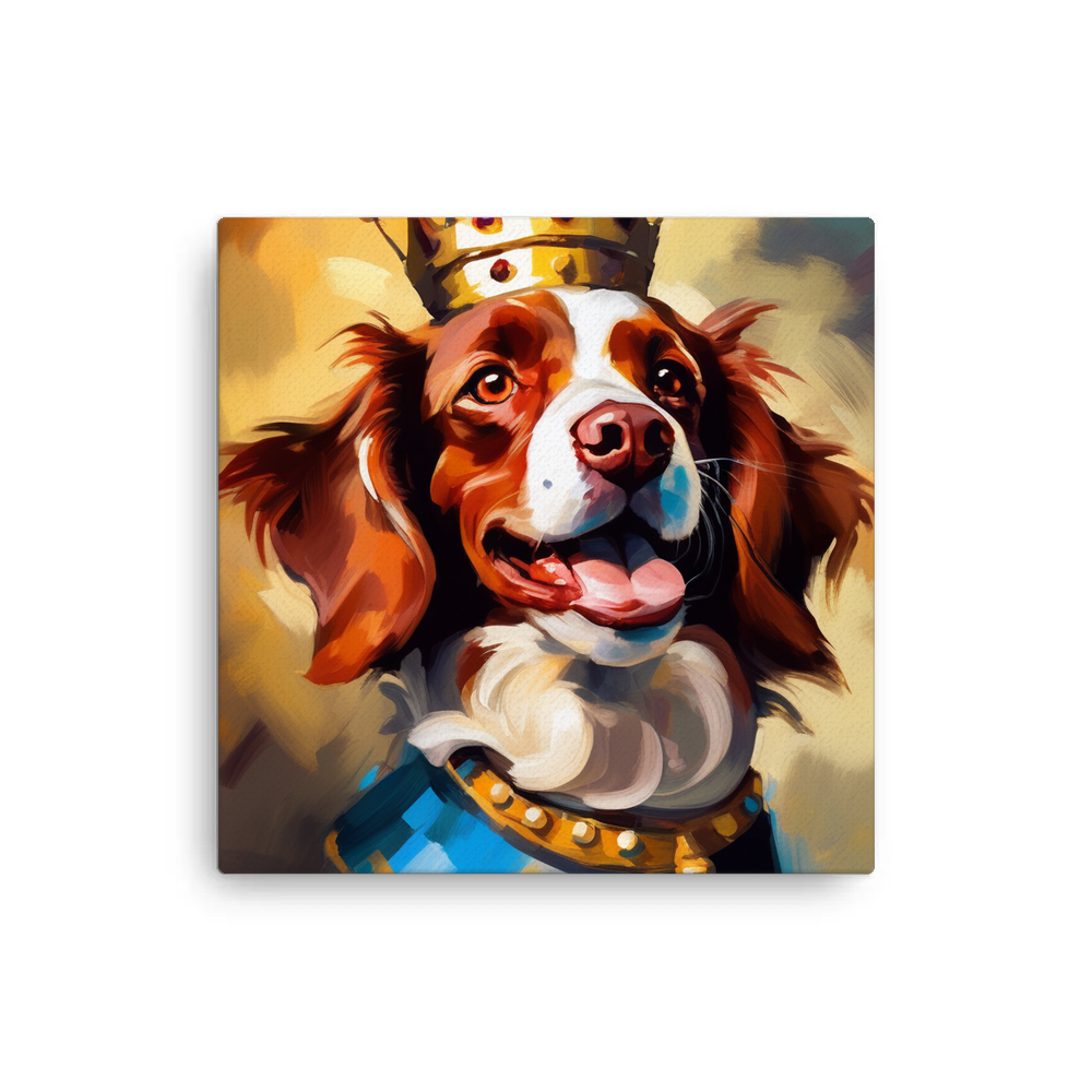 PugMug Custom Brittany Dog Canvas