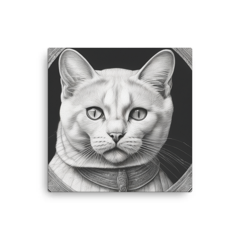 PugMug Custom White Exotic Cat Canvas