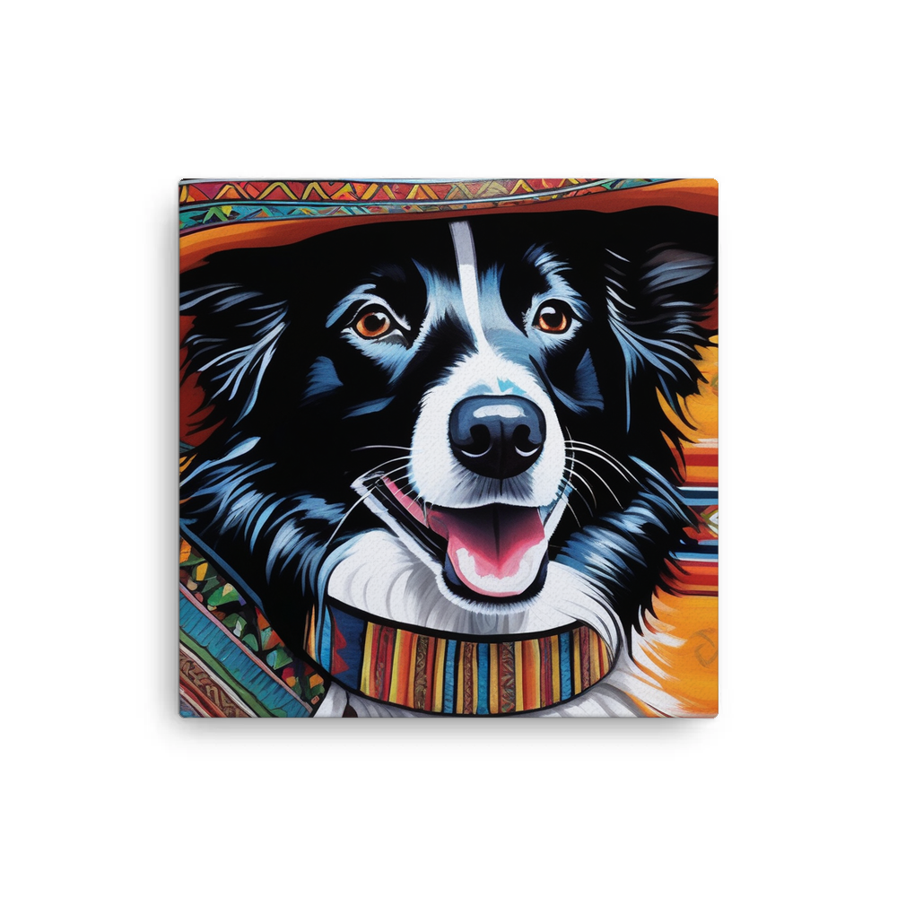 PugMug Custom Border Collie Canvas