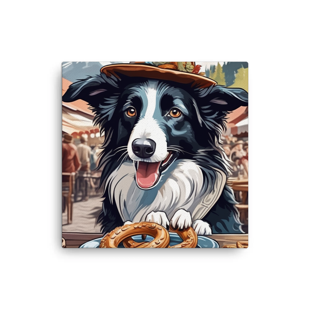 PugMug Custom Border Collie Canvas