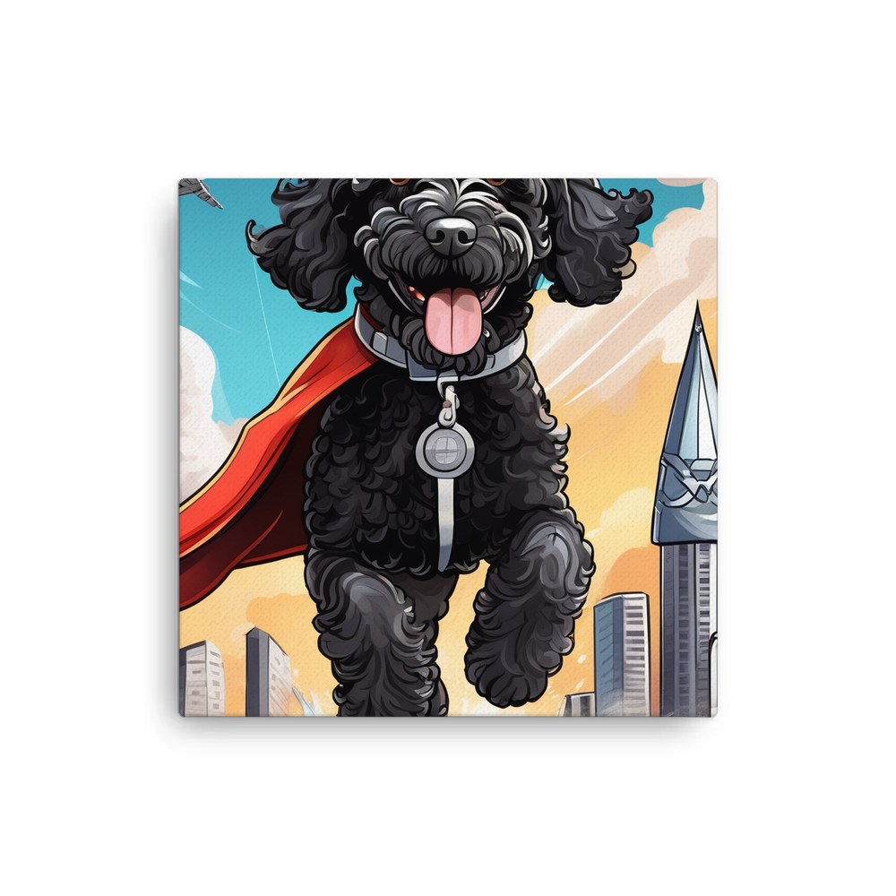 PugMug Custom Portuguese Water Dog Canvas