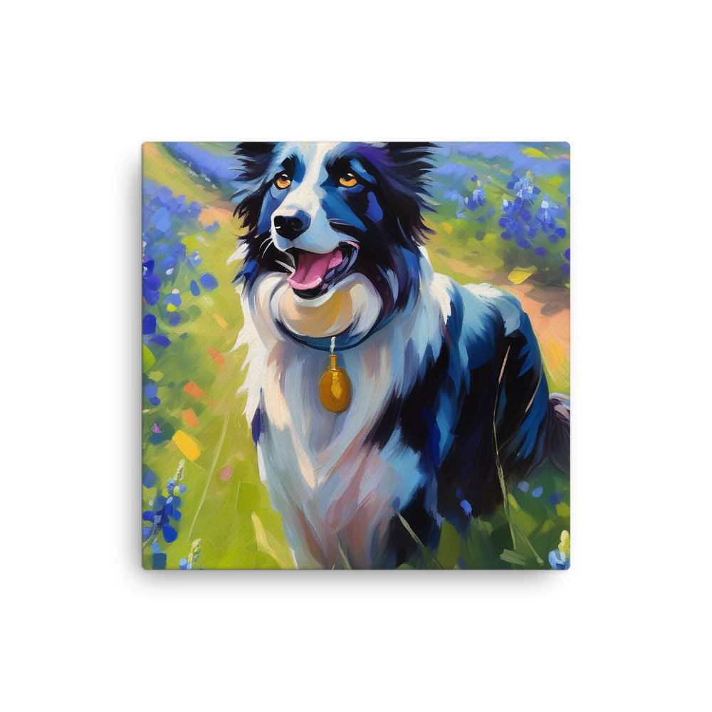 PugMug Custom Border Collie Canvas