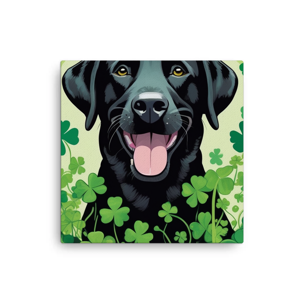 PugMug Custom Black Labrador Retriever Canvas