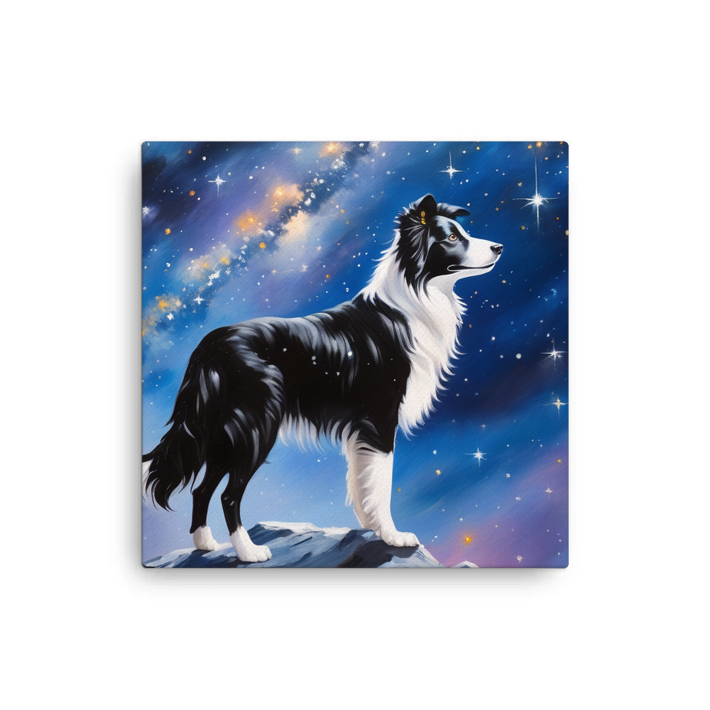 PugMug Custom Border Collie Canvas