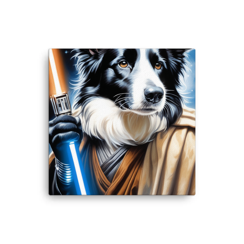PugMug Custom Border Collie Canvas