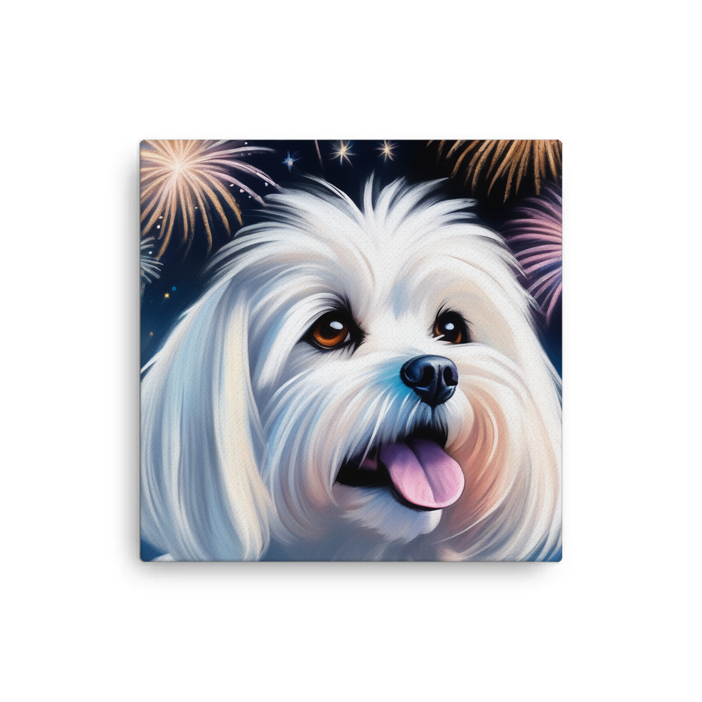 PugMug Custom Maltese Dog Canvas
