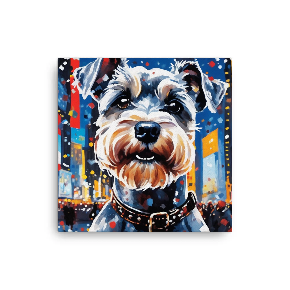PugMug Custom Miniature Schnauzer Canvas