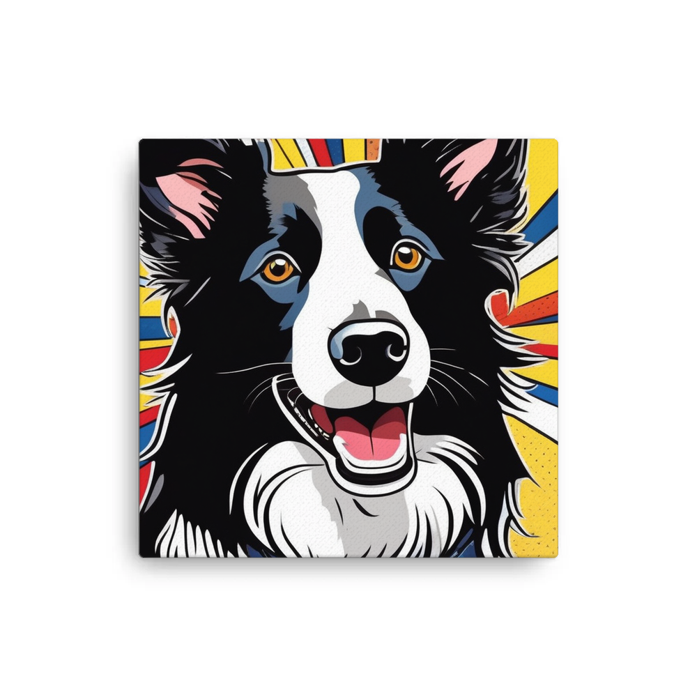 PugMug Custom Border Collie Canvas