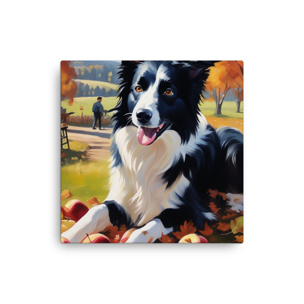PugMug Custom Border Collie Canvas