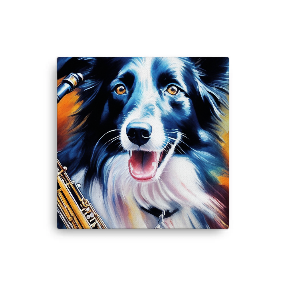 PugMug Custom Border Collie Canvas