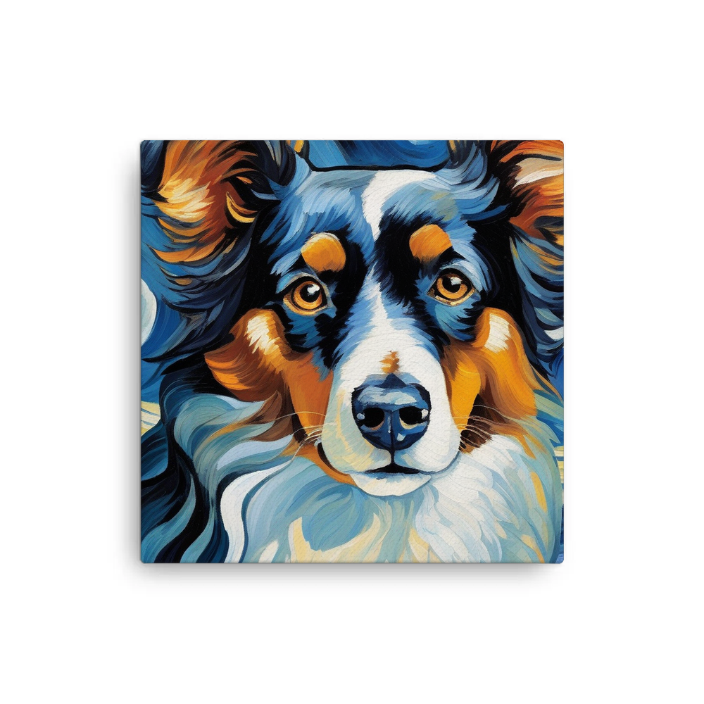 PugMug Custom Miniature American Shepherd Canvas
