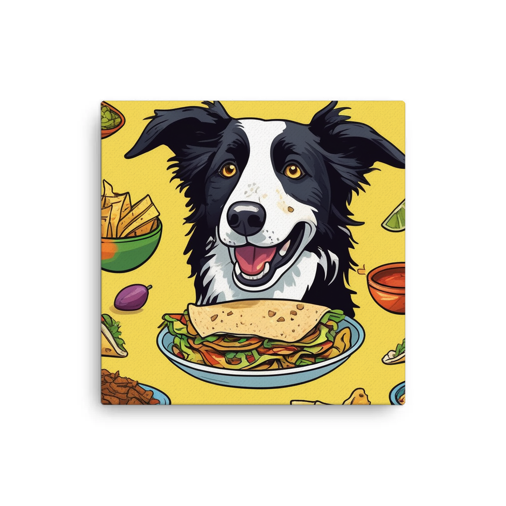 PugMug Custom Border Collie Canvas