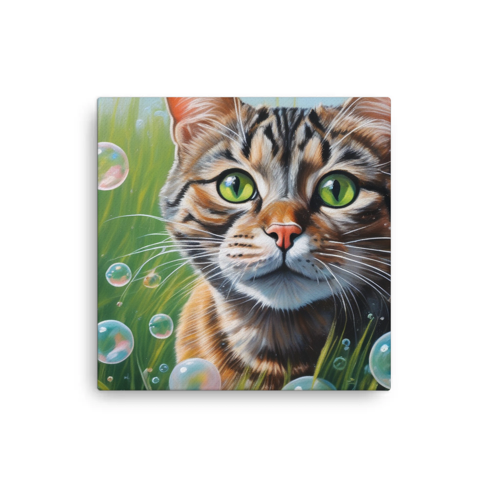 PugMug Custom Tabby Companion Cat Canvas