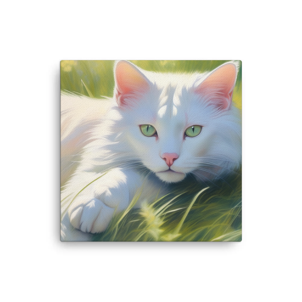 PugMug Custom White Exotic Cat Canvas