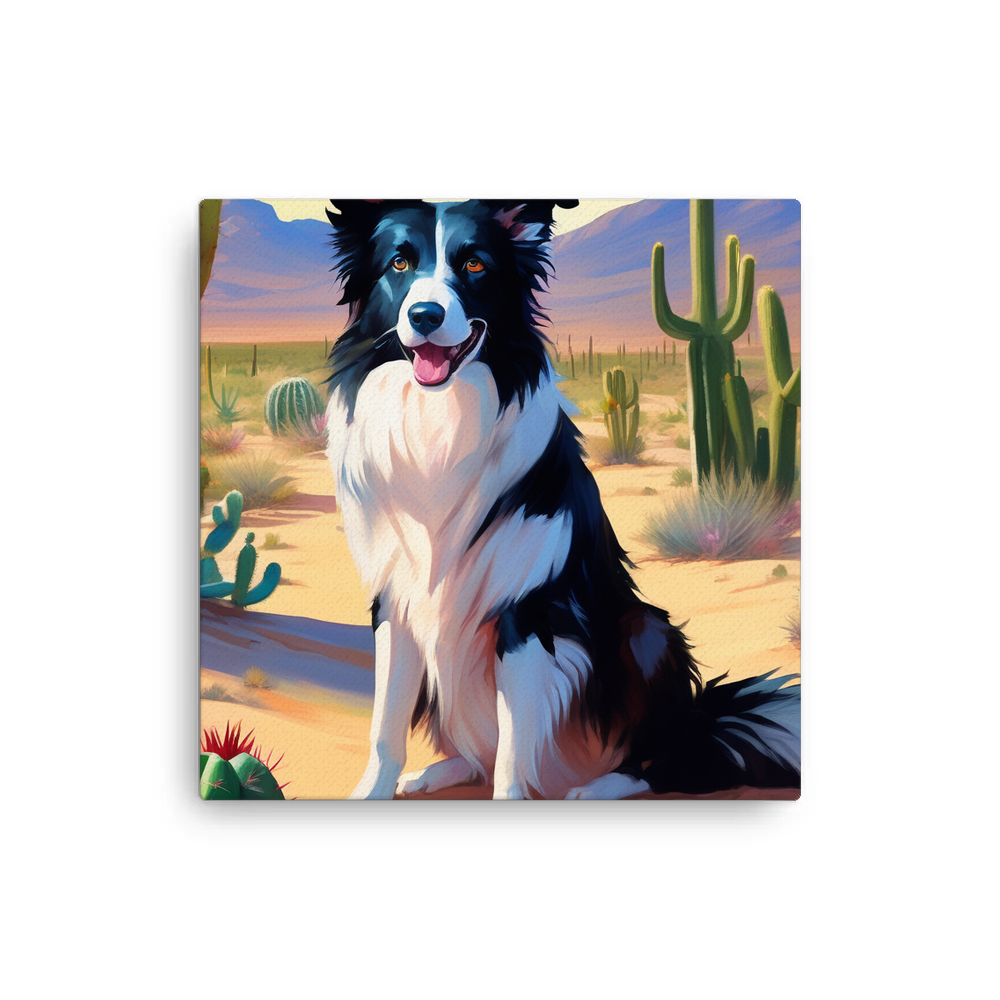 PugMug Custom Border Collie Canvas