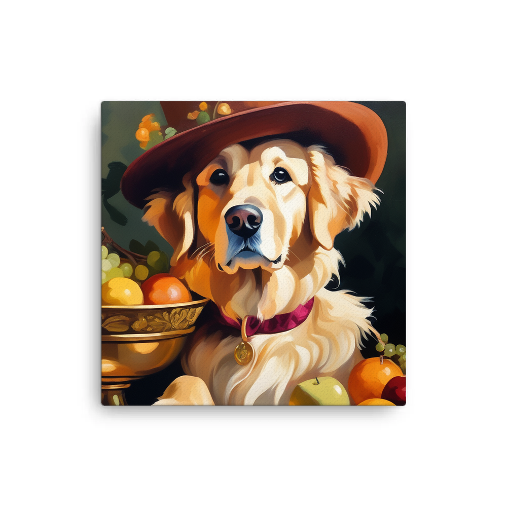 PugMug Custom Golden Retriever Canvas