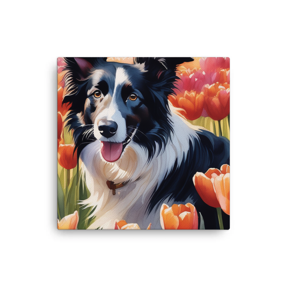 PugMug Custom Border Collie Canvas
