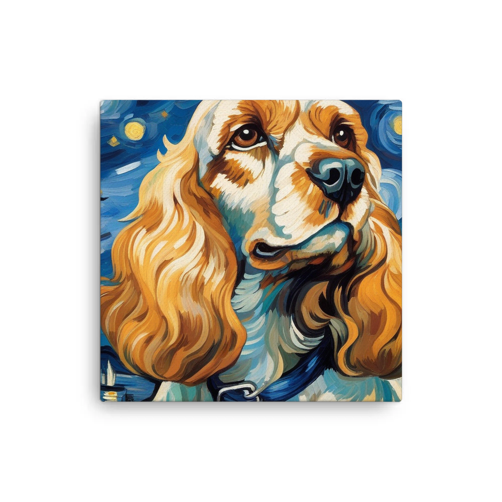 PugMug Custom Cocker Spaniel Canvas