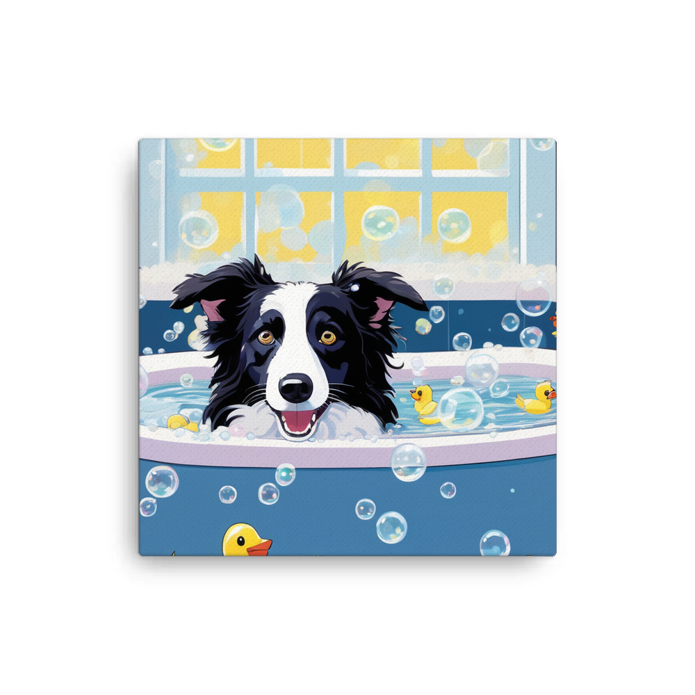 PugMug Custom Border Collie Canvas