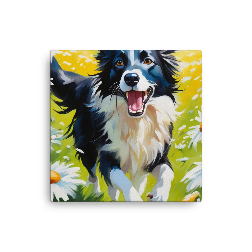 PugMug Custom Border Collie Canvas