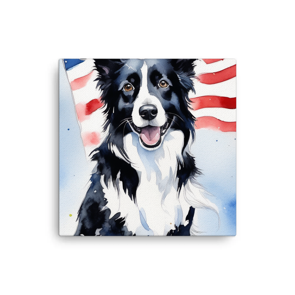 PugMug Custom Border Collie Canvas