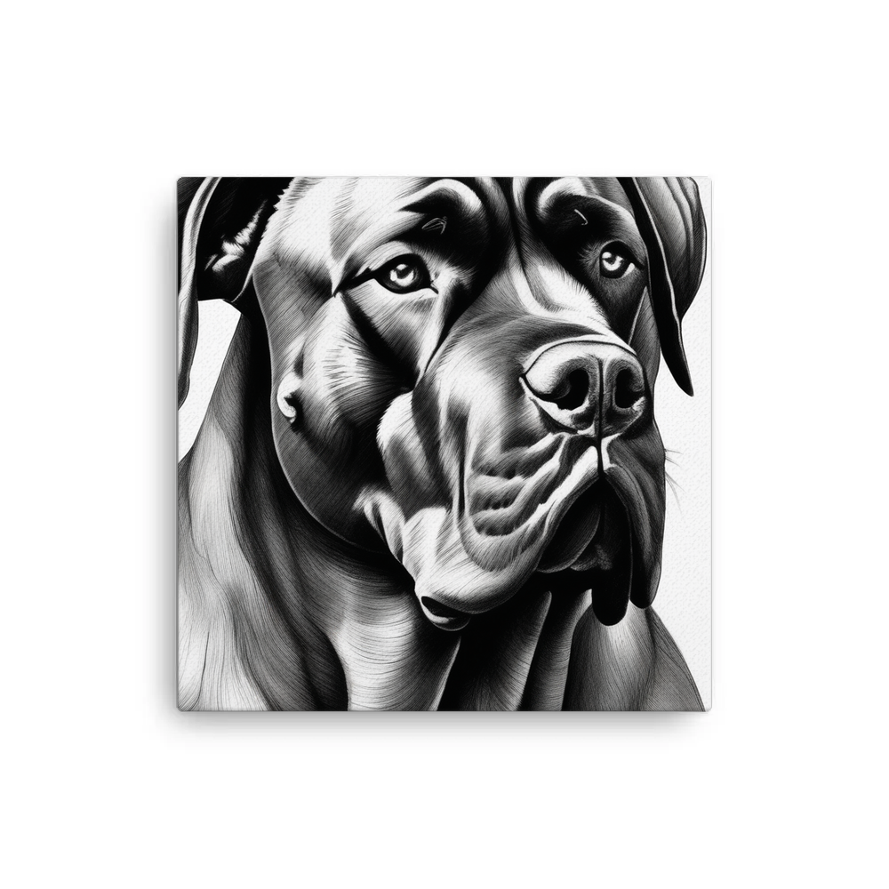 PugMug Custom Cane Corso Canvas