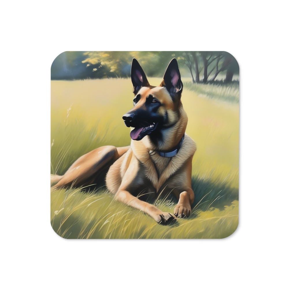 PugMug Custom Belgian Malinois Coaster
