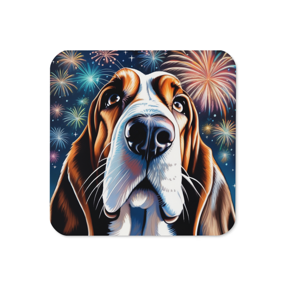 PugMug Custom Basset Hound Coaster