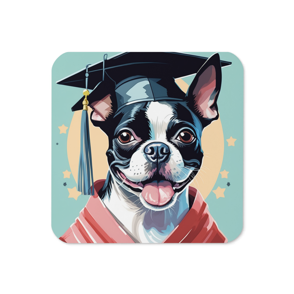 PugMug Custom Boston Terrier Coaster